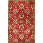 Syriana Red Allover Kashan 8\' x 10\'6" Rug