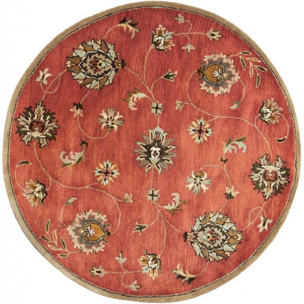 Syriana Sienna Allover Mahal 5'6" Round Rug