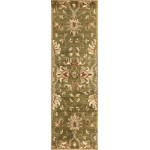 Syriana Emerald Green Agra 2'3" x 7'6" Runner Rug