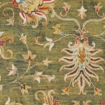 Syriana Emerald Green Agra 5' x 8' Rug