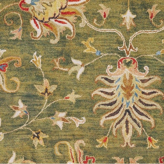 Syriana Emerald Green Agra 5' x 8' Rug