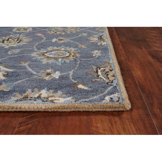 Syriana Midnight Kashan 2'3" x 7'6" Runner Rug