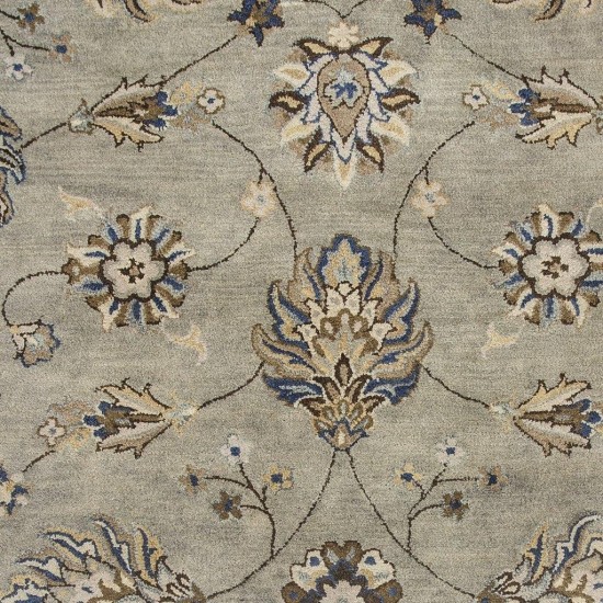 Syriana Grey Allover Kashia 2'3" x 7'6" Runner Rug
