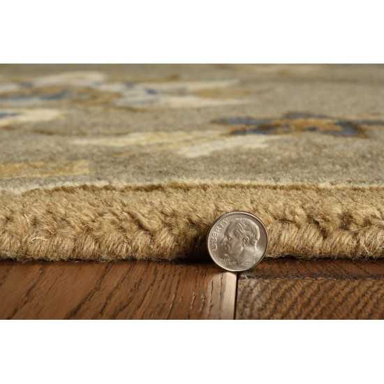 Syriana Grey Allover Kashia 2'3" x 7'6" Runner Rug