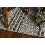 Terrace Grey Horizon 2'7" x 7'9" Runner Rug