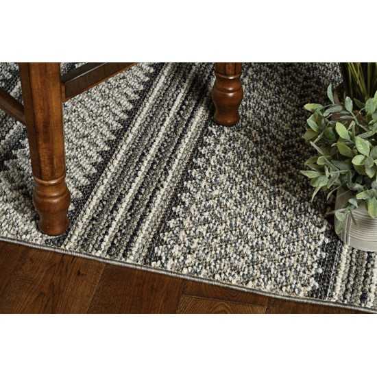 Terrace Grey Horizon 2'7" x 7'9" Runner Rug