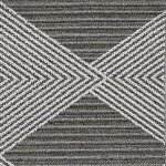 Terrace Grey/Ivory Diamonds 4' x 5'9" Rug