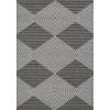 Terrace Grey/Ivory Diamonds 6'7" x 9'4" Rug