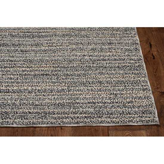 Terrace Denim Landscape 2'7" x 7'9" Runner Rug