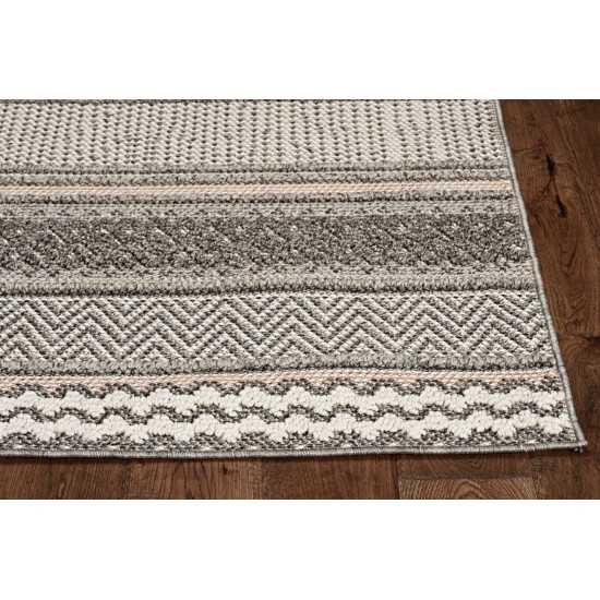 Terrace Taupe Moda 2'7" x 7'9" Runner Rug