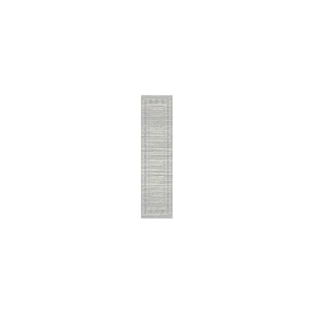 Terrace Grey Elliot 2'7" x 7'9" Runner Rug