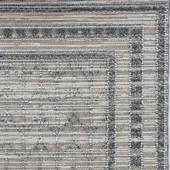 Terrace Grey Elliot 2'7" x 7'9" Runner Rug