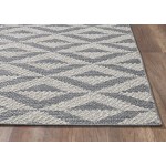 Terrace Grey Illusion 2'7" x 7'9" Runner Rug