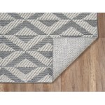 Terrace Grey Illusion 2'7" x 7'9" Runner Rug