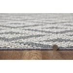 Terrace Grey Illusion 2'7" x 7'9" Runner Rug