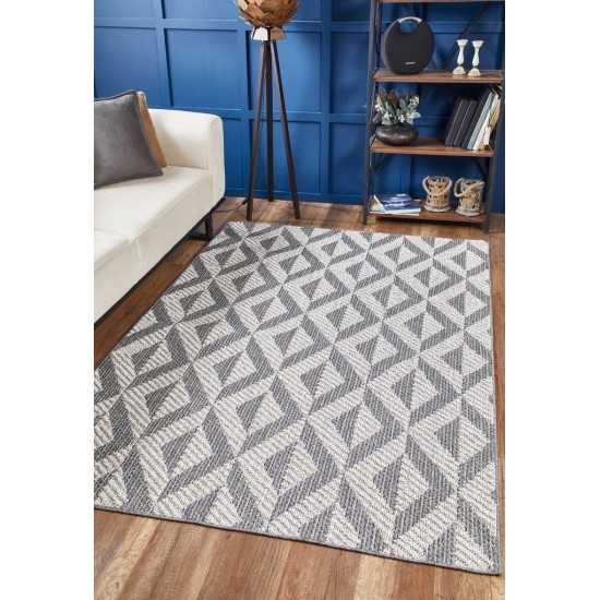 Terrace Grey Illusion 4' x 5'9" Rug