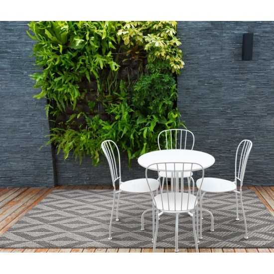 Terrace Grey Illusion 4' x 5'9" Rug