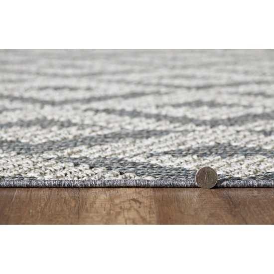 Terrace Grey Illusion 7'10" x 10'1 Rug