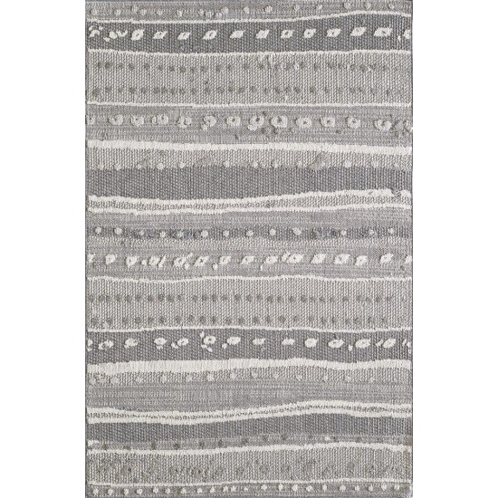 Terrace Grey Terrain 4' x 5'9" Rug