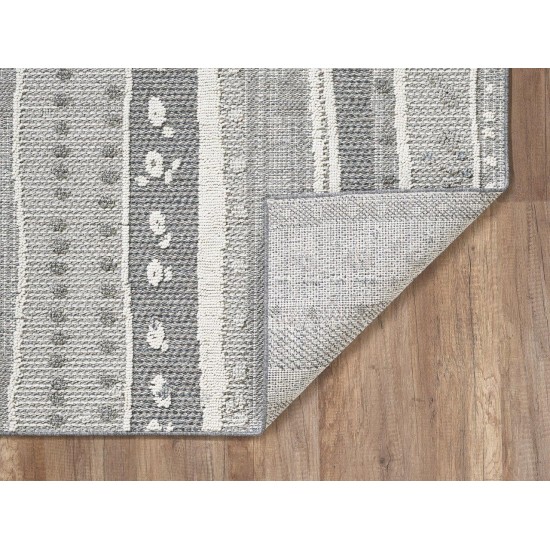 Terrace Grey Terrain 4' x 5'9" Rug