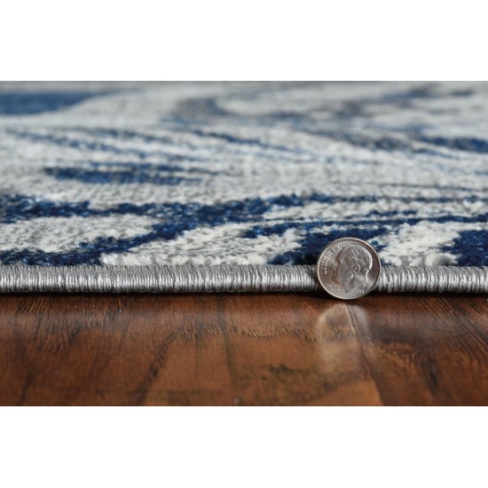 Watercolors Grey Marble 3'3" x 4'11" Rug