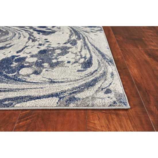 Watercolors Grey Marble 5' x 7'6" Rug