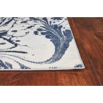 Watercolors Blue Marble 5' x 7'6" Rug