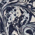 Watercolors Blue Marble 5' x 7'6" Rug