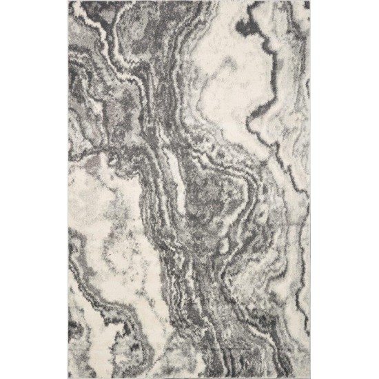 Watercolors Ivory/Grey Landscape 8'3" x10'2" Rug