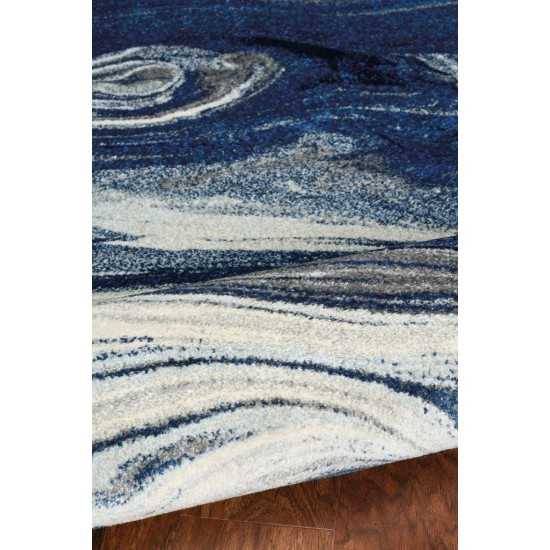 Watercolors Blue Palette 3'3" x 4'11" Rug