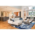 Watercolors Blue Palette 8'3" x10'2" Rug