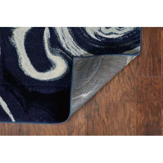 Watercolors Blue Palette 8'3" x10'2" Rug