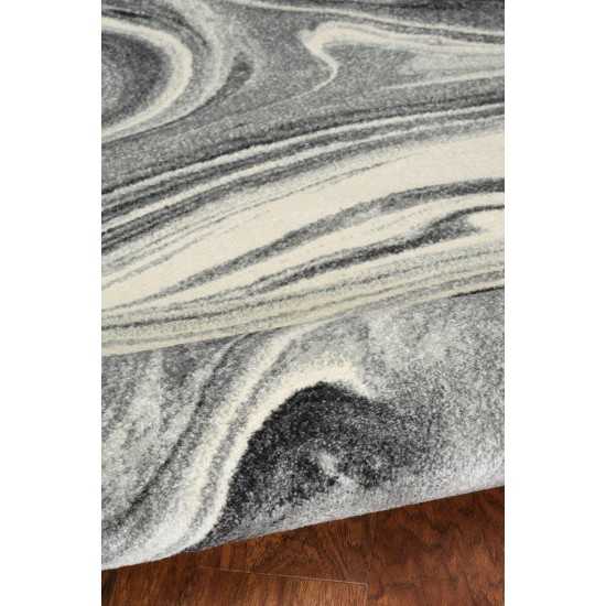 Watercolors Grey Palette 6'7" x 9'6" Rug