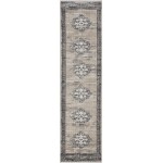 Westerly Sand/Charcoal Ria 2' x 8' Runner Rug