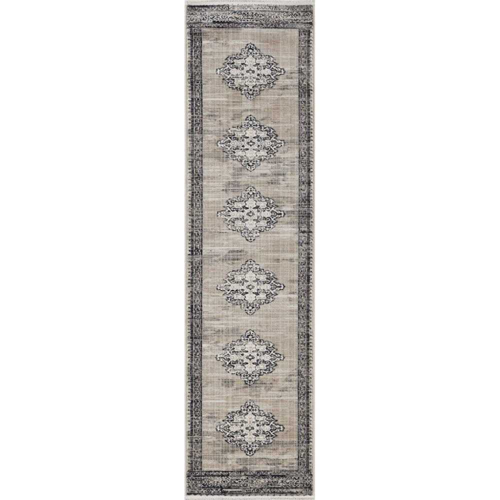 Westerly Sand/Charcoal Ria 2' x 8' Runner Rug