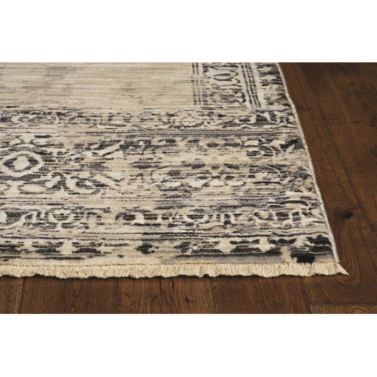 Westerly Sand/Charcoal Ria 2' x 8' Runner Rug