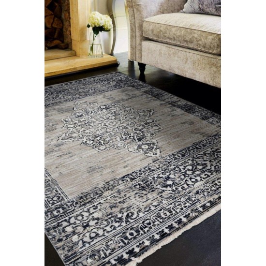 Westerly Sand/Charcoal Ria 3'10" x 5'9" Rug