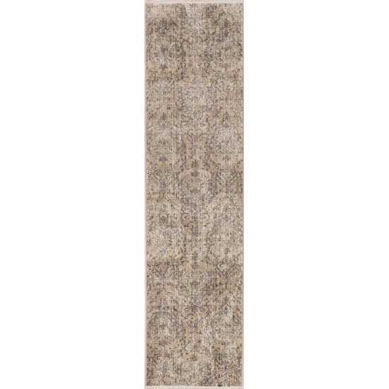 Westerly Sand/Grey Elegance 2' x 8' Runner Rug