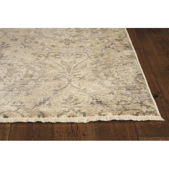 Westerly Sand/Grey Elegance 2' x 8' Runner Rug