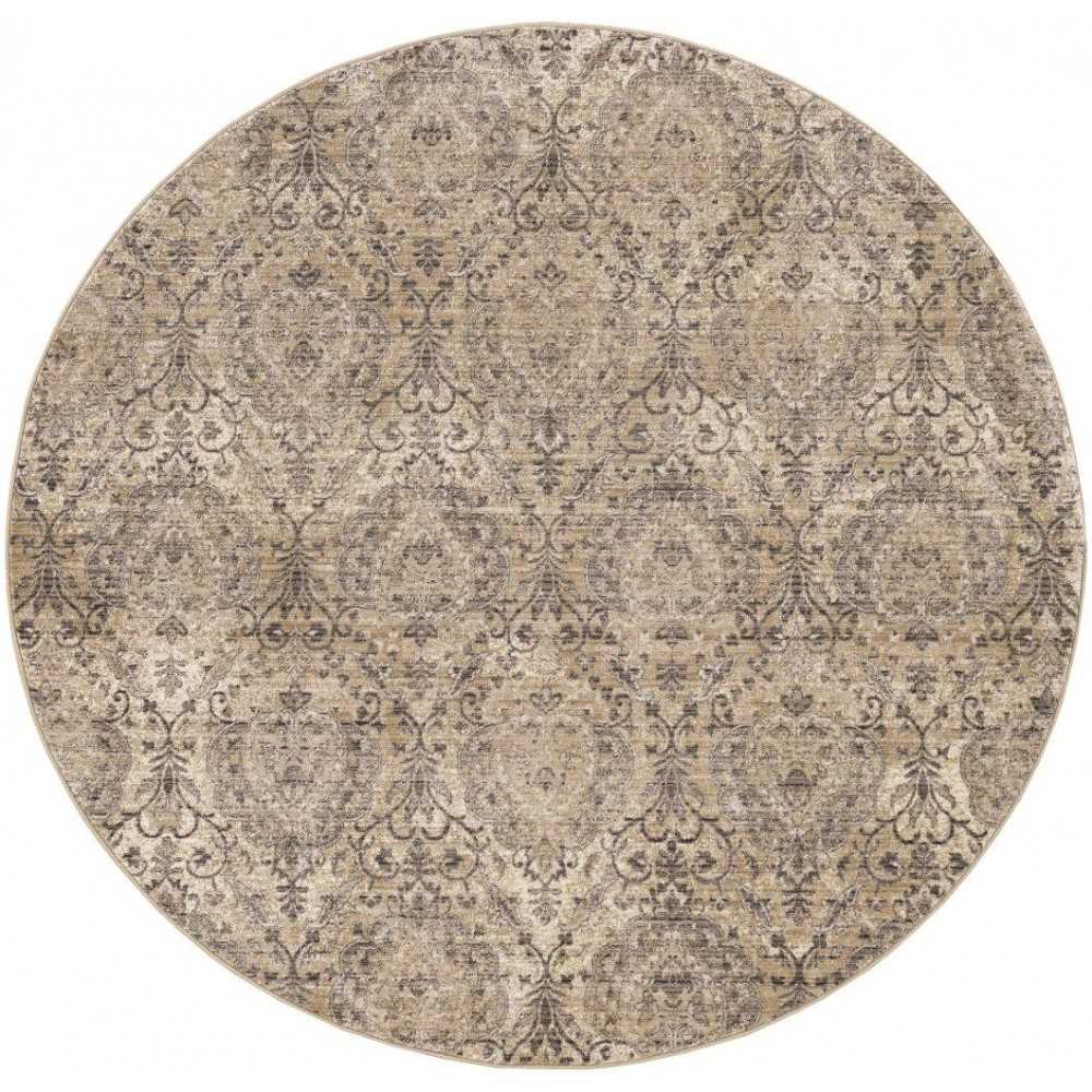 Westerly Sand/Grey Elegance 6'7" Round Rug Westerly Sand/Grey Elegance 6'7" Round Rug
