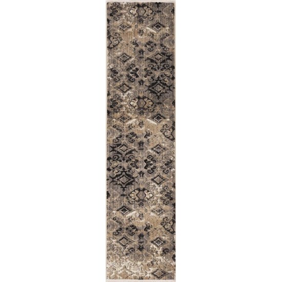 Westerly Ivory/Beige Illusions 2' x 8' Runner Rug