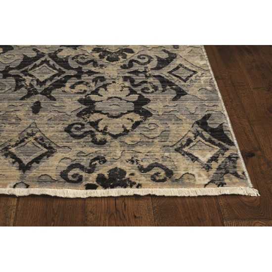 Westerly Ivory/Beige Illusions 2' x 8' Runner Rug