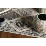 Willow Charcoal Diamonds 5'3" x 7'7" Rug