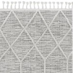 Willow Ivory Grey Honeycomb 2'2" x 7'6" Runner Rug