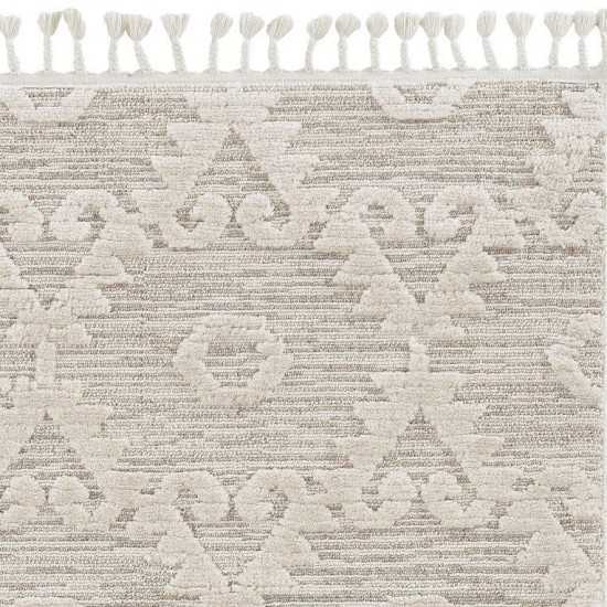 Willow Ivory Beige Boho 5'3" x 7'7" Rug