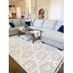 Willow Ivory Beige Boho 8'9" x 13' Rug