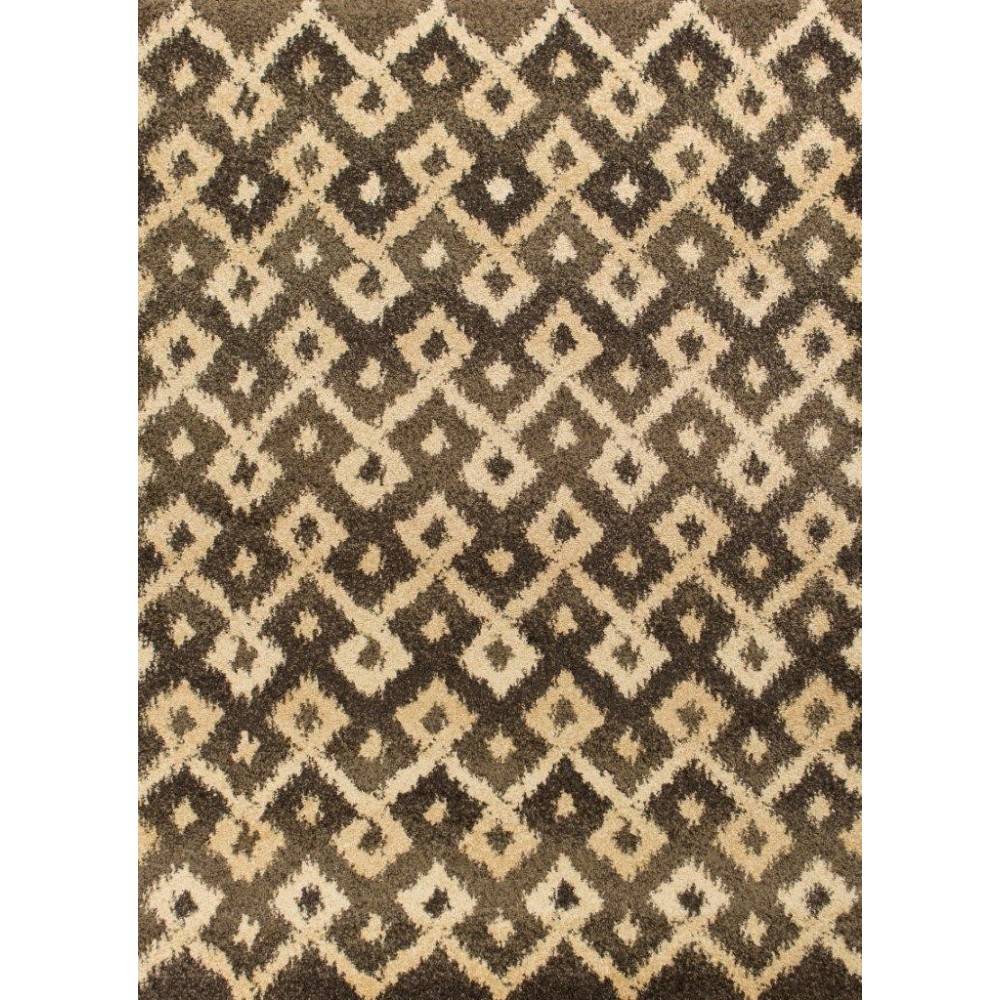 Barcelona Smoke/Sand Villa 9'10" x 13'2" Area Rug