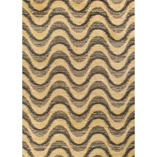 Barcelona Grey/Sand Isla 7'10" x 11'2" Area Rug