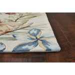 Coral Ivory Aloha 3'3" x 5'3" Area Rug