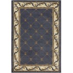 Corinthian Blue Fleur-De-Lis 2'3" x 3'3" Area Rug